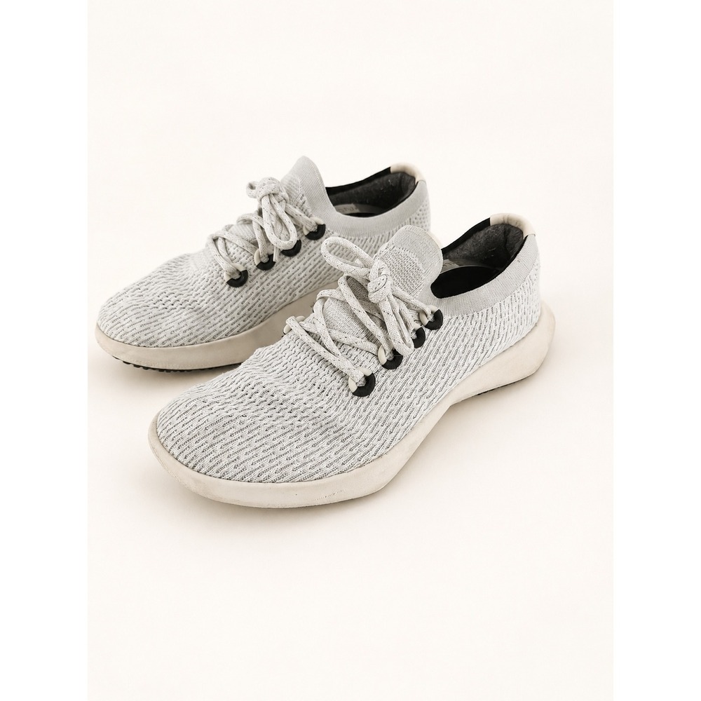 Allbirds Tree Dasher 2 Sneakers Mens 9.5 Blizzard Grey Knit Running Gorpcore